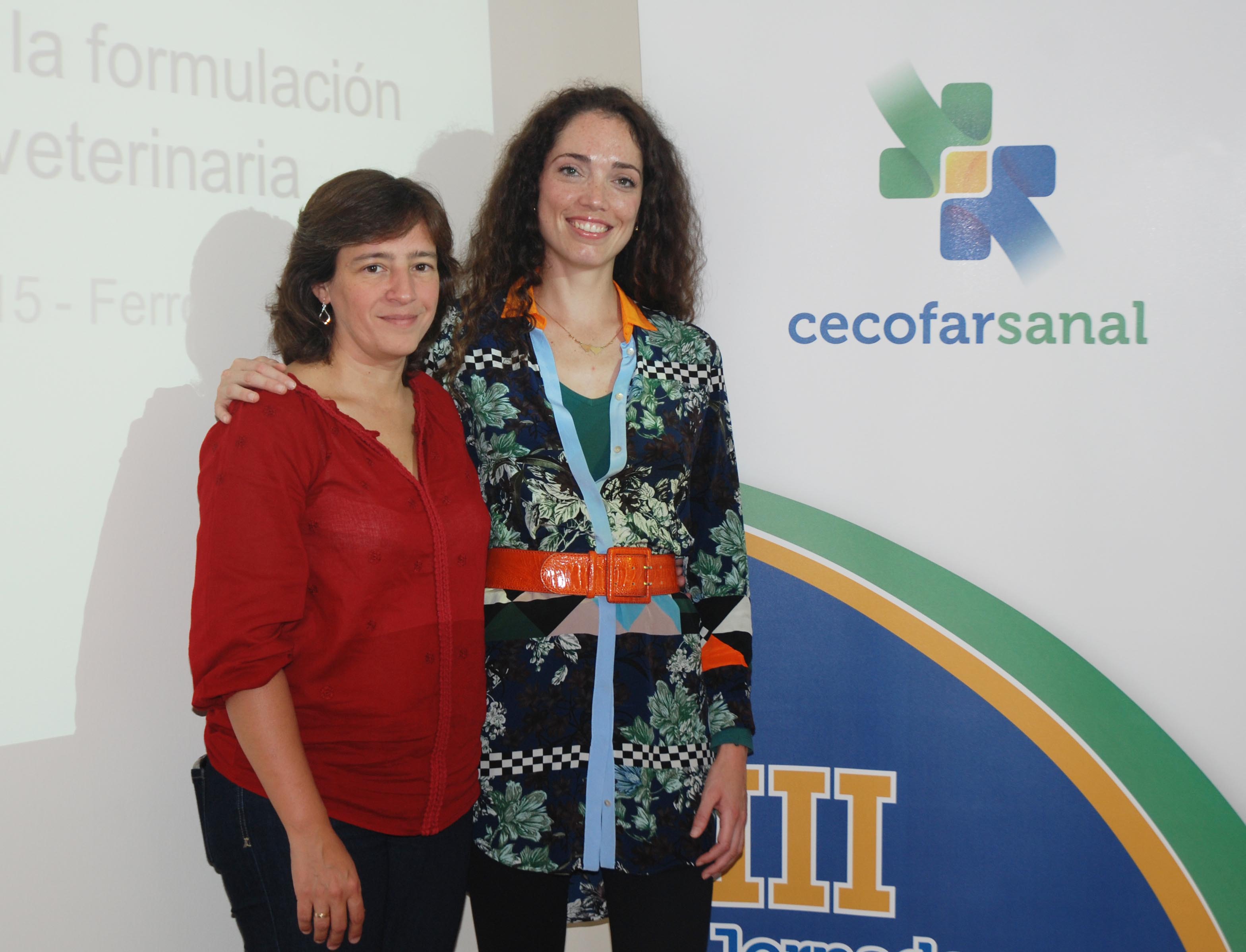 Susana Miranda en representación de Cecofar con Alicia